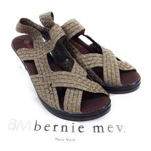 bernie mev Lizette Heel Sandals Bronze